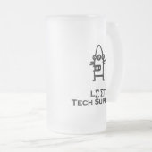 Drei Eye-Bot-Lease-Technik-Support Mattglas Bierglas (VorderseiteRechts)