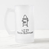 Drei Eye-Bot-Lease-Technik-Support Mattglas Bierglas (Links)