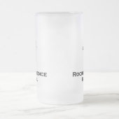 Drei Eye-Bot-Raketenwissenschaften sind Cool Mattglas Bierglas (Mittel)