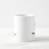 Drei Eye Bot Tech Support Rocks Kaffeetasse (Mittel)