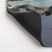 Drei F-16 Falken fliegen in Formation Mousepad (Ecke)