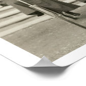 Drei Fahrradfrauen, Anfang der 1900er Jahre (b/w F Poster (Ecke)