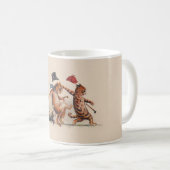 Drei fallende Katzen durch Louis Wain; Lustige Kaffeetasse (VorderseiteRechts)