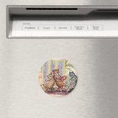 Drei fallende Katzen von Louis Wain Magnet (In Situ (Geschirrspüler))