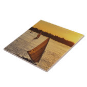 Drei Falukas mit Sehern am Nil River Fliese (Seite)