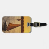 Drei Falukas mit Sehern am Nil River Gepäckanhänger (Vorderseite horizontal)