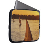 Drei Falukas mit Sehern am Nil River Laptopschutzhülle (Vorne Rechts)