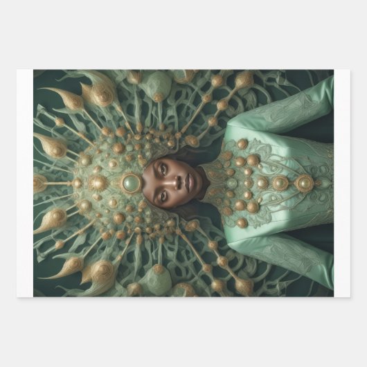 Drei Farben, eine Menschheit - Geschenkpapier Set (Vorderseite)