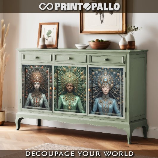 Drei Farben, eine Menschheit - Geschenkpapier Set