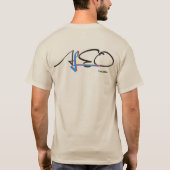 Drei Farben für Fußball - A3 T-Shirt (Rückseite)