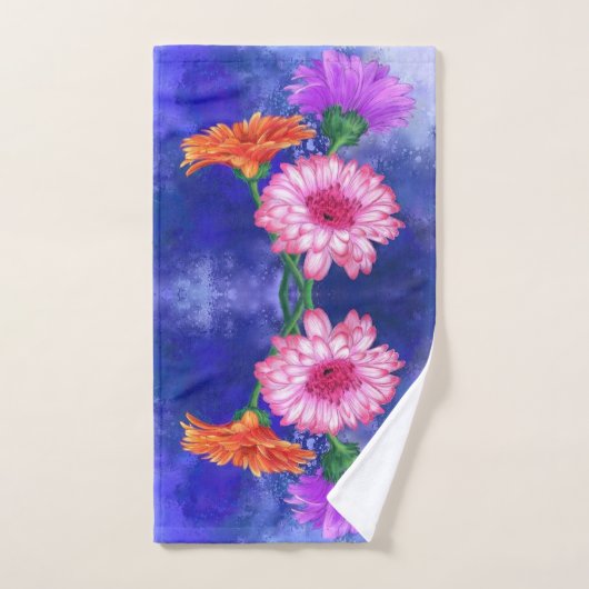Drei-Farben-Gerberas-Badetücher-Set Badhandtuch Set (Handtuch)