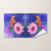 Drei-Farben-Gerberas-Badetücher-Set Badhandtuch Set (Handtuch)