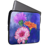 Drei Farben Gerberas Laptop-Sieb Laptopschutzhülle (Vorne Rechts)