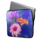 Drei Farben Gerberas Laptop-Sieb Laptopschutzhülle (Vorderseite Links)