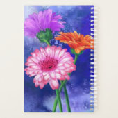 Drei Farben Gerberas Planner Planer (Rückseite)
