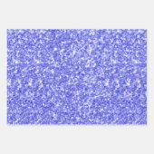 Drei Farben Imitate Glitzer Textur Geschenkpapier Set (Vorderseite 3)