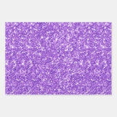 Drei Farben Imitate Glitzer Textur Geschenkpapier Set (Vorderseite)