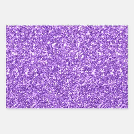 Drei Farben Imitate Glitzer Textur Geschenkpapier Set (Vorderseite)