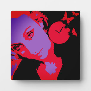 Drei Farben Portait Tabletop Plaque mit Easel Fotoplatte