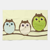 Drei farbenfrohe Wölfe Geschirrtuch (Horizontal)