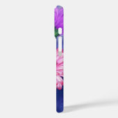 Drei farbige Gerberas iPhone Case (Rückseite / Links)