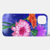 Drei farbige Gerberas iPhone Case (Rückseite (Horizontal))