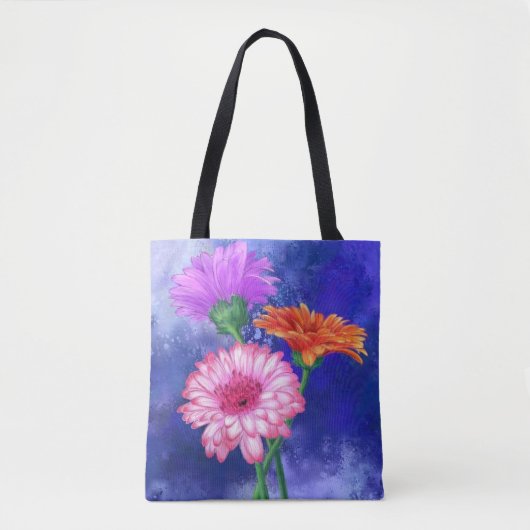 Drei farbige Gerberas Tote Bag Tasche
