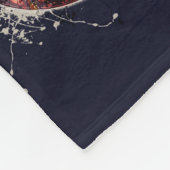 Drei farbige Gitarren Fleecedecke (Ecke)