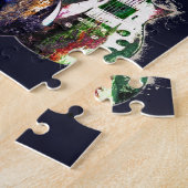 Drei farbige Gitarren Puzzle (Seite)