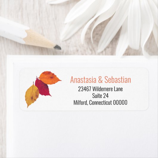 Drei farbige Herbstlaub verschicken (Insitu)