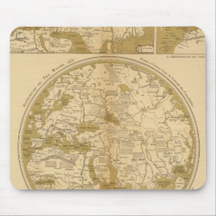 Drei farbige Karten Mousepad