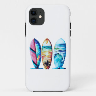 Drei farbige Surfbretter Case-Mate iPhone Hülle
