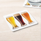 Drei Fassbiere Untersetzer (angewinkelt)