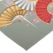 Drei Federlüfter Kurzer Tischläufer (Ecke)