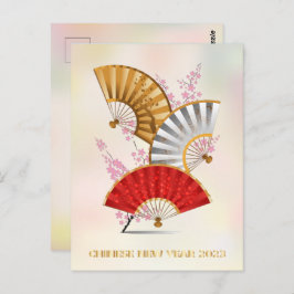 Drei Federlüfter Postkarte