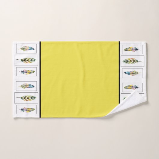 Drei Federn Badehandtuch Set (Handtuch)