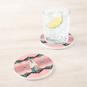 Drei Federn Getränkeuntersetzer (Seite)