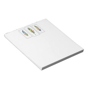 Drei Federn Notizblock