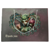 Drei Feen, die Begleiter des magischen Herzens. Große Geschenktüte (Vorderseite)