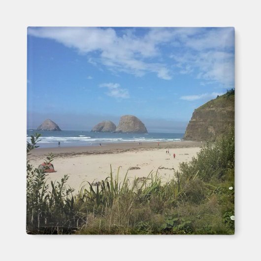 Drei Felsen, Ozean, Oregon Magnet (Vorne)