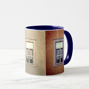 DREI FENSTER/LEBERFLÄCHEN/MEHRFARBIG TASSE