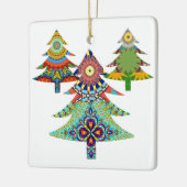 DREI FERIENBÄUME KERAMIKORNAMENT (Links)