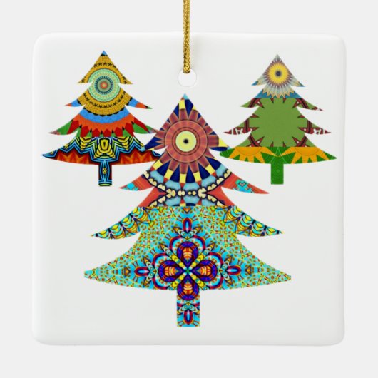 DREI FERIENBÄUME KERAMIKORNAMENT (Rückseite)