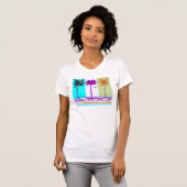 Drei festliche Palmen T-Shirt (Vorne ganz)