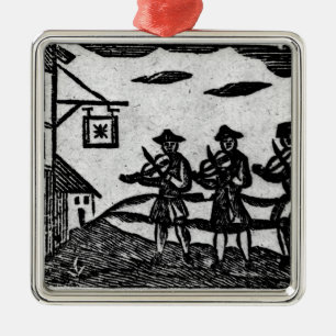 Drei Fiedler, von 'Buch Roxburghe Balladen Ornament Aus Metall