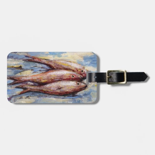 Drei Fische Gepäckanhänger (Vorderseite horizontal)