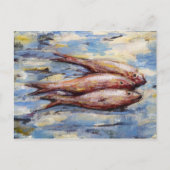 Drei Fische Postkarte (Vorderseite)