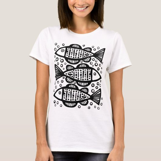 Drei Fische T-Shirt (Vorderseite)