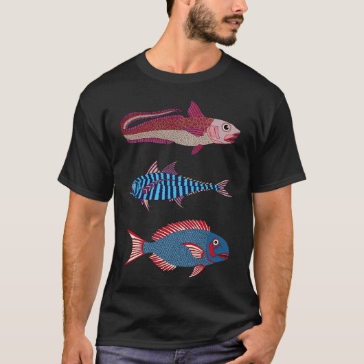 drei Fische T-Shirt (Vorderseite)