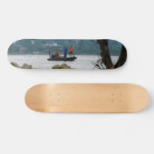 Drei Fischer am Tisch Skateboard (Horizontal)